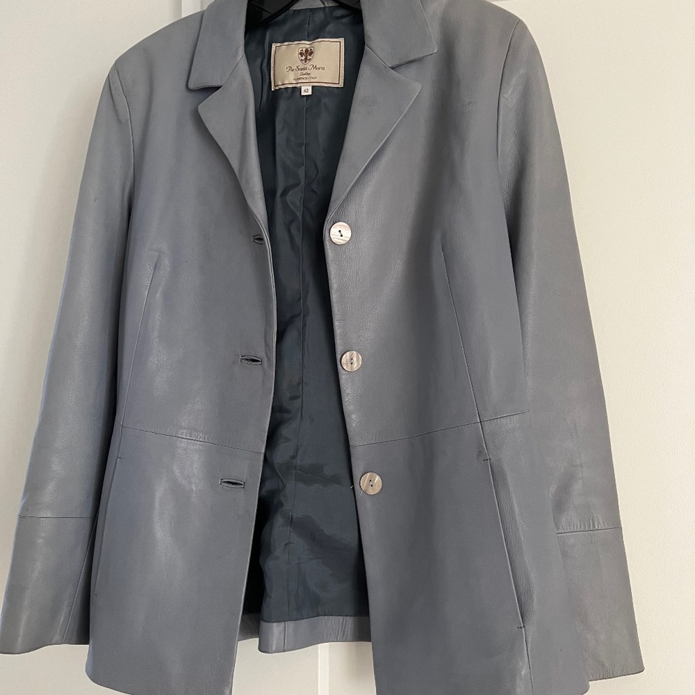 Butter leather jacket